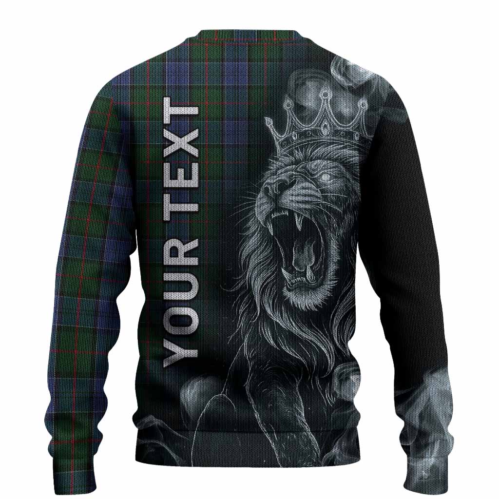 Colquhoun Tartan Knitted Sweater Roaring Lion Heritage