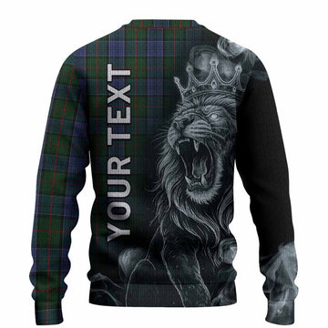 Colquhoun Tartan Knitted Sweater Roaring Lion Heritage