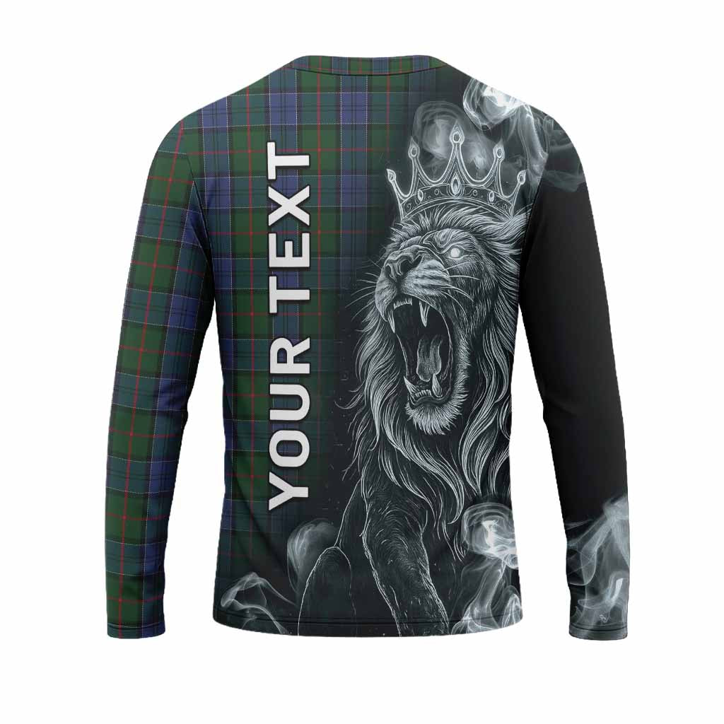 Colquhoun Tartan Long Sleeve T-Shirt Roaring Lion Heritage