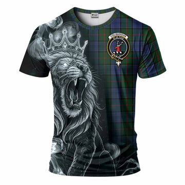 Colquhoun Tartan T-Shirt Roaring Lion Heritage