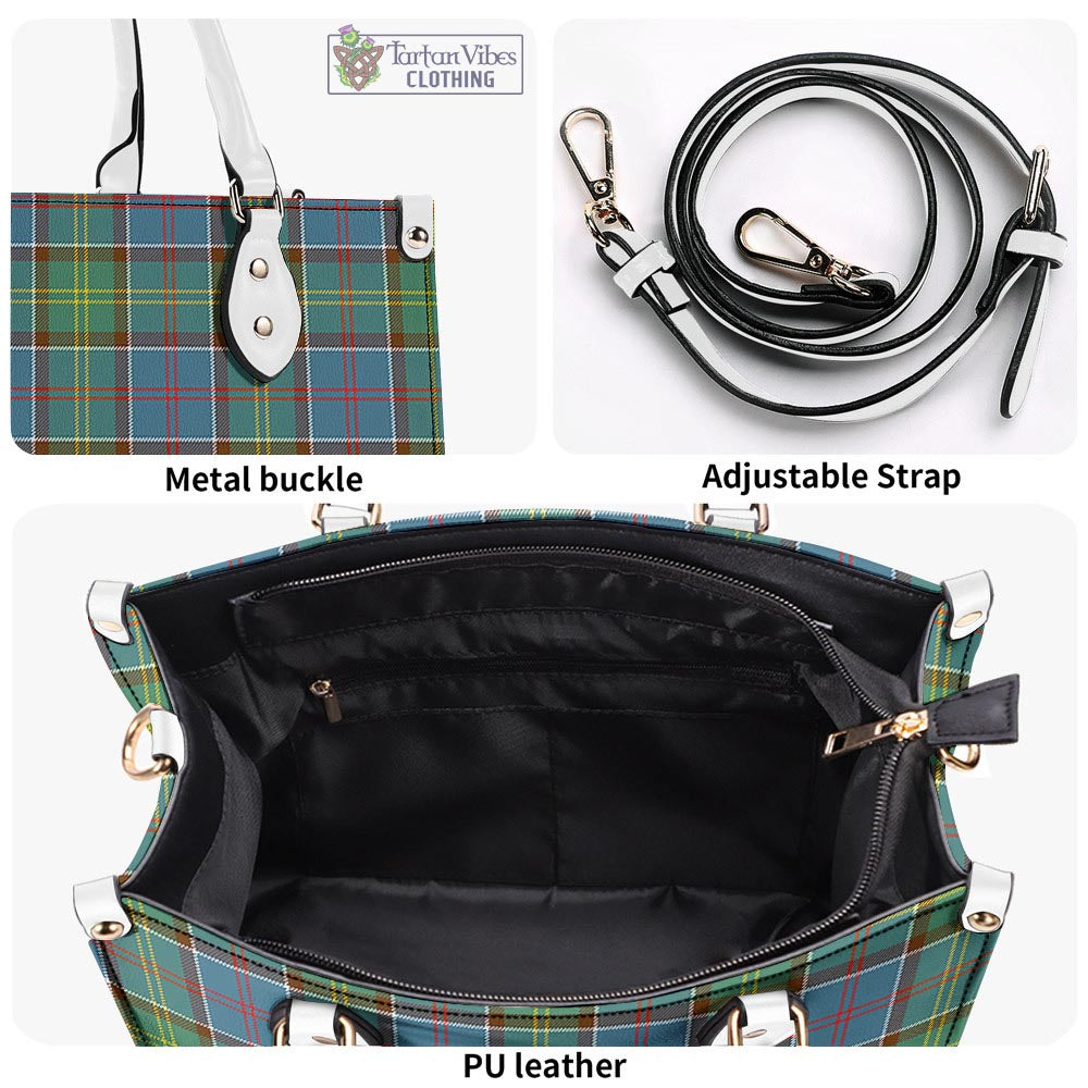 Tartan Vibes Clothing Colville Tartan Luxury Leather Handbags
