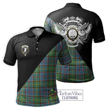 Colville Tartan Polo Shirt with Family Crest and Military Logo Style Kid - Tartan Vibes Clothing