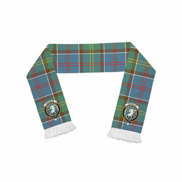 Colville Tartan Ruffneck Scarf with Family Crest