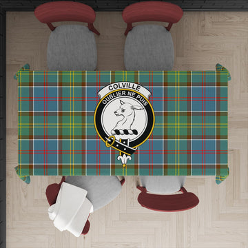 Colville Tatan Tablecloth with Family Crest