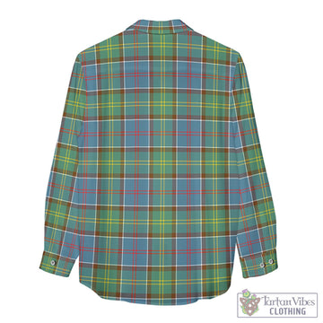 Colville Tartan Womens Casual Shirt with Family Crest