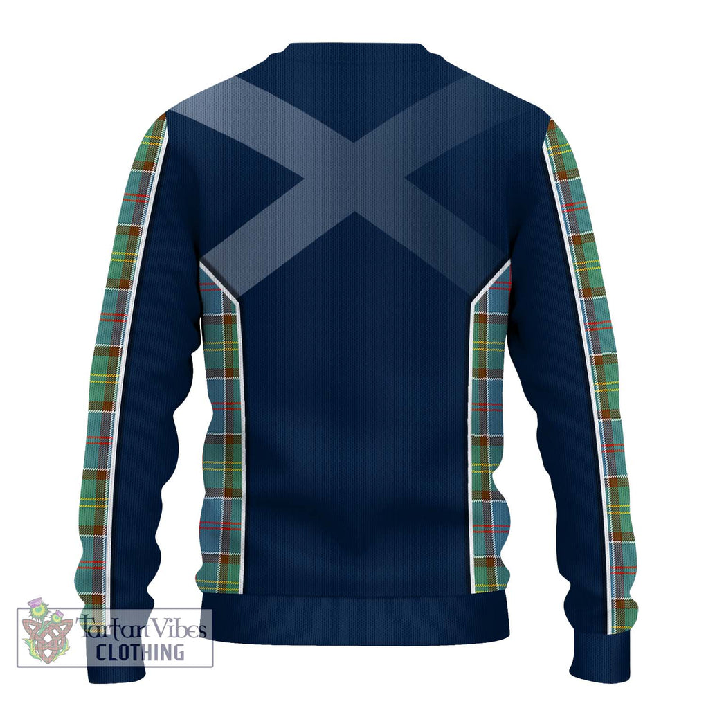 Colville Tartan Knitted Sweater with Family Crest and Lion Rampant Vibes Sport Style - Tartan Vibes Clothing