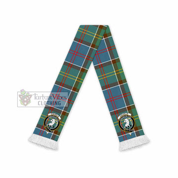Colville Tartan Ruffneck Scarf with Family Crest