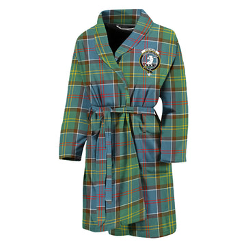 Colville Tartan Bathrobe with Family Crest