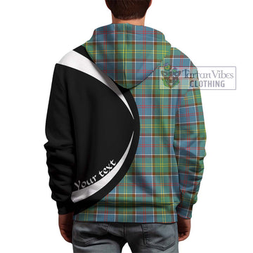 Tartan Vibes Clothing Colville Tartan Hoodie with Family Crest Circle Style