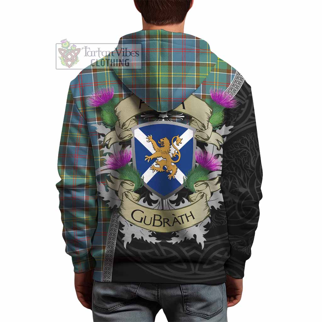 Tartan Vibes Clothing Colville Tartan Family Crest Hoodie Lion Rampant Royal Thistle Shield Celtic Inspired
