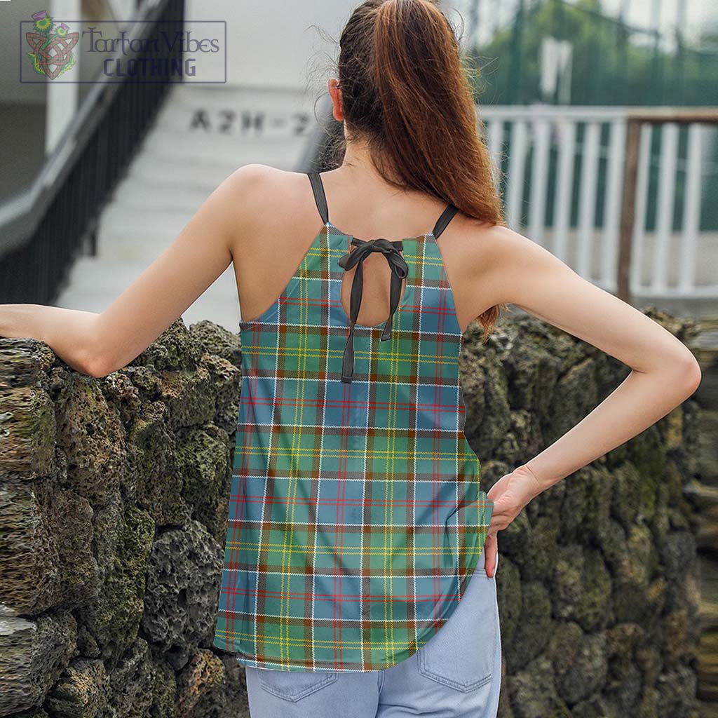 Tartan Vibes Clothing Colville Tartan Loose Halter Neck Camisole