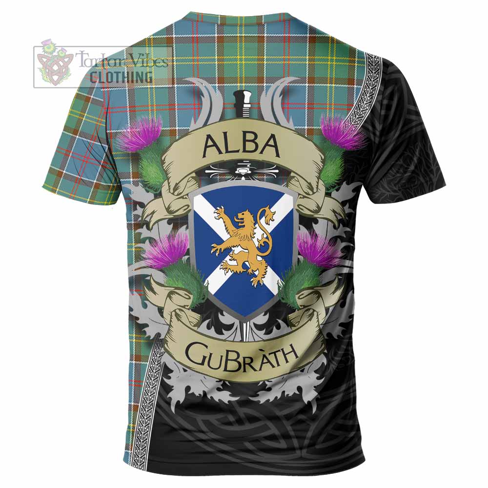 Tartan Vibes Clothing Colville Tartan Family Crest T-Shirt Lion Rampant Royal Thistle Shield Celtic Inspired