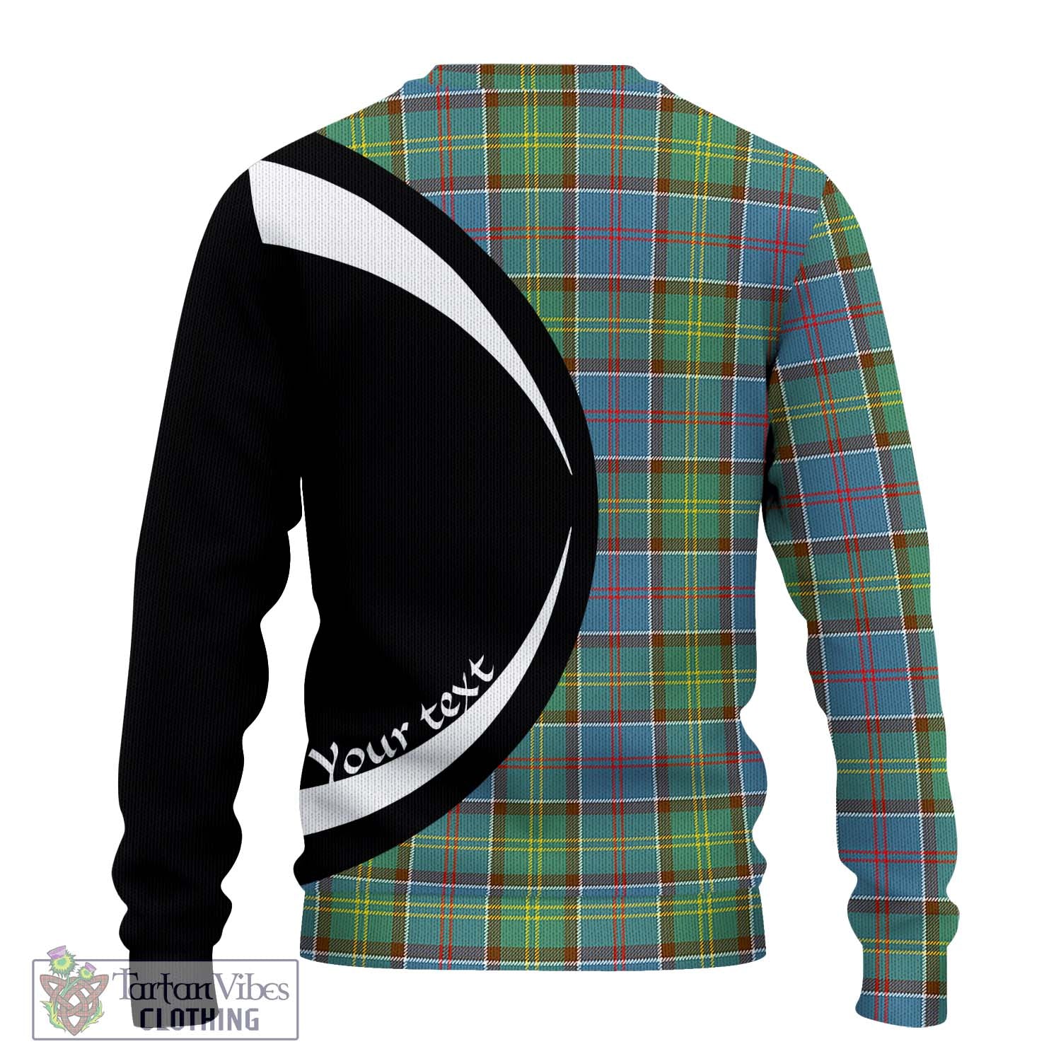 Colville Tartan Ugly Sweater with Family Crest Circle Style - Tartan Vibes Clothing