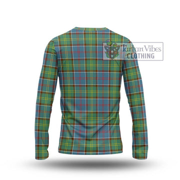Colville Tartan Long Sleeve T-Shirt with Family Crest DNA In Me Style - Tartanvibesclothing Shop