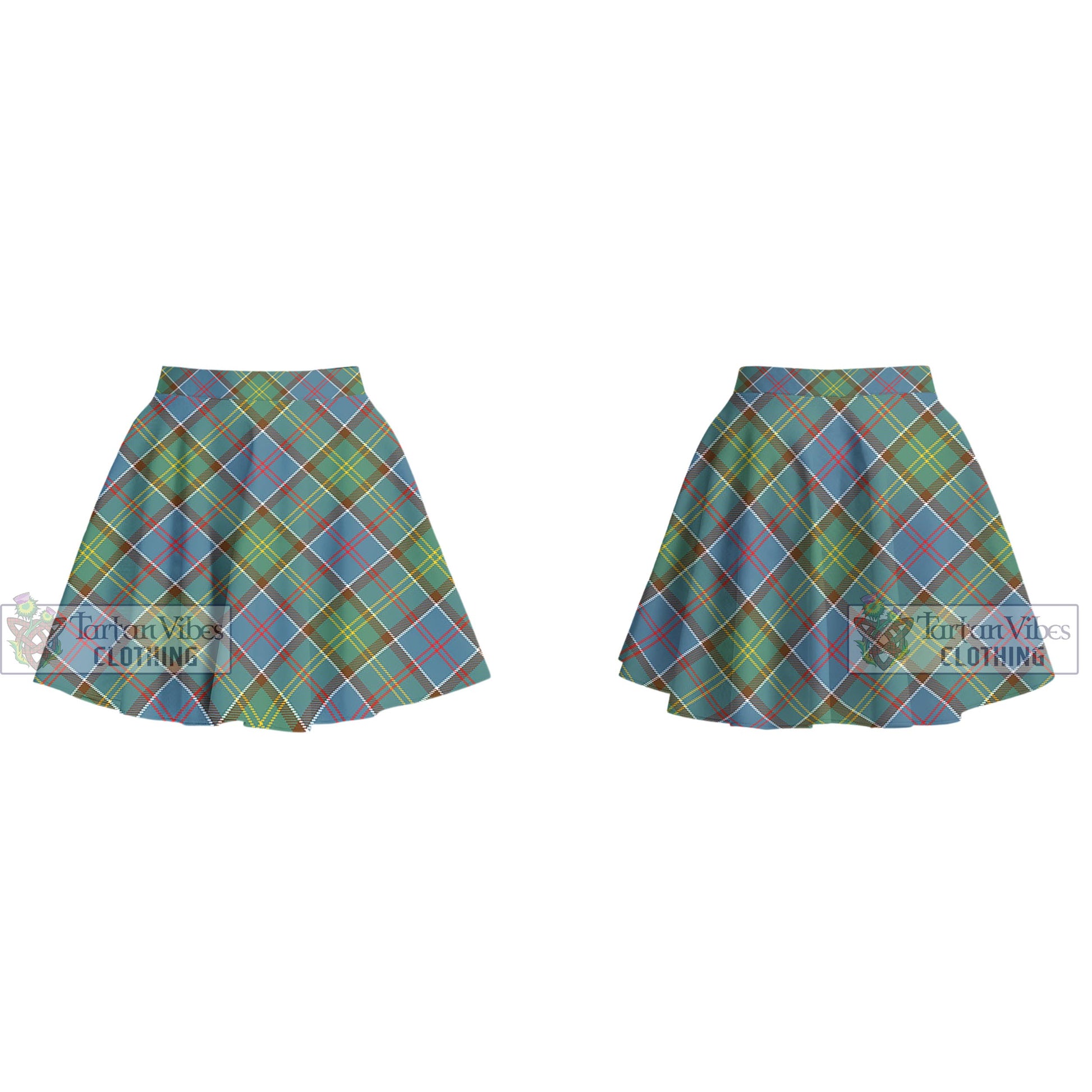 Tartan Vibes Clothing Colville Tartan Women's Plated Mini Skirt