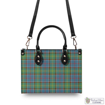Tartan Vibes Clothing Colville Tartan Luxury Leather Handbags