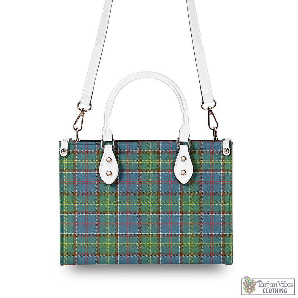 Tartan Vibes Clothing Colville Tartan Luxury Leather Handbags