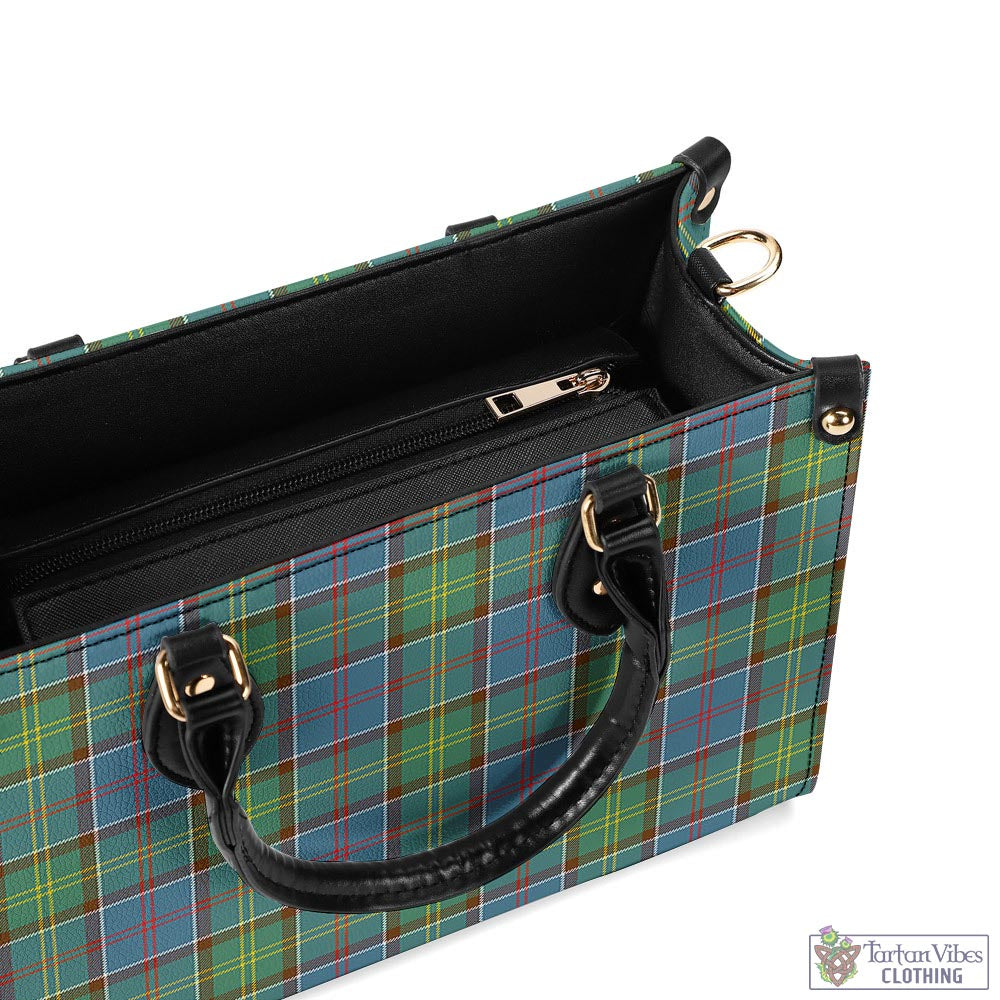 Tartan Vibes Clothing Colville Tartan Luxury Leather Handbags