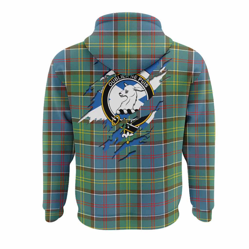 Colville Clan Crest In Me Tartan Hoodie Scotland Flag Style