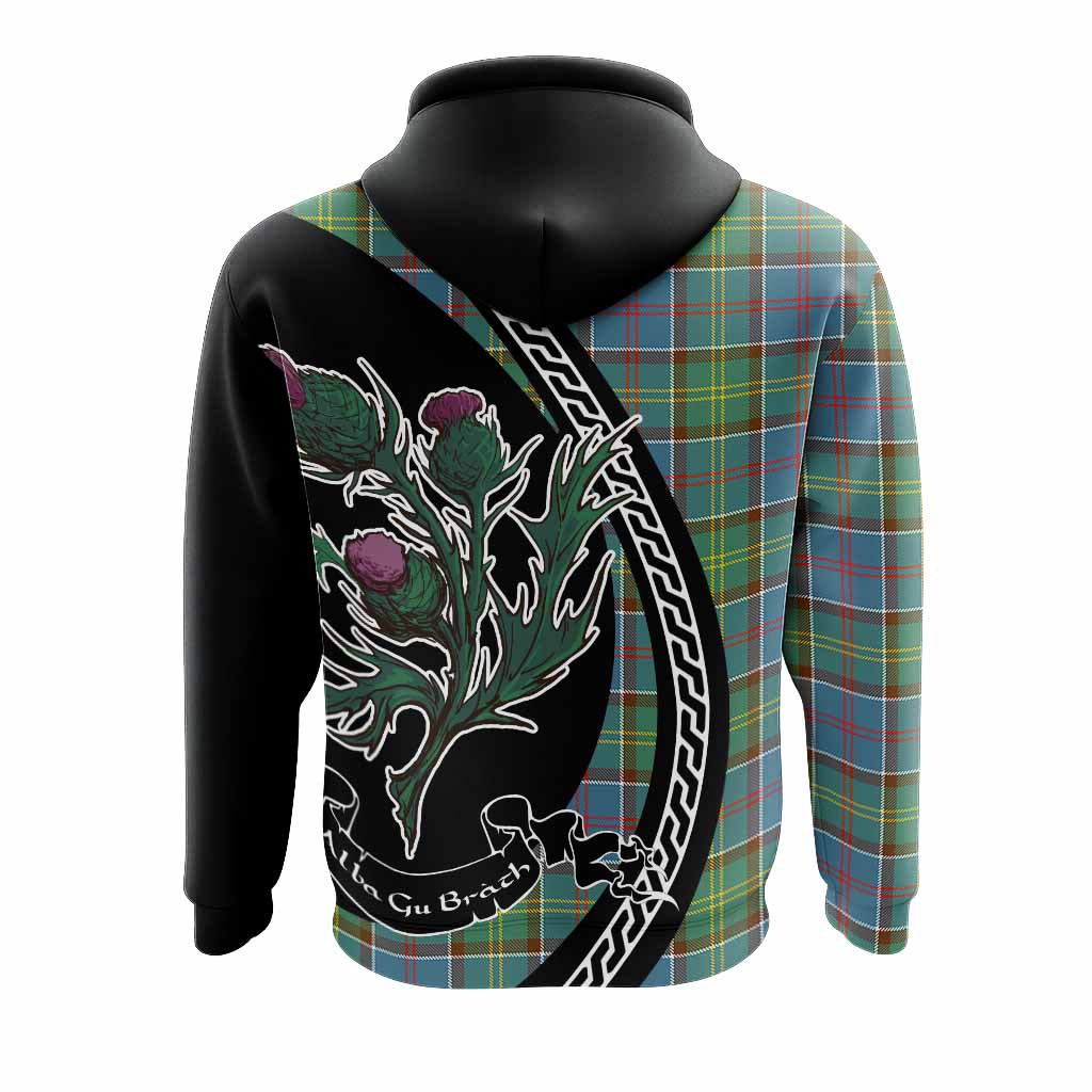 Colville Family Crest Tartan Hoodie Alba Thistle Inspired - Tartan Vibes Clothing