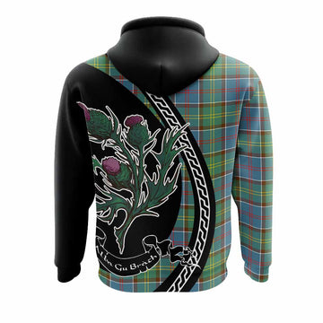 Colville Family Crest Tartan Hoodie Alba Thistle Inspired
