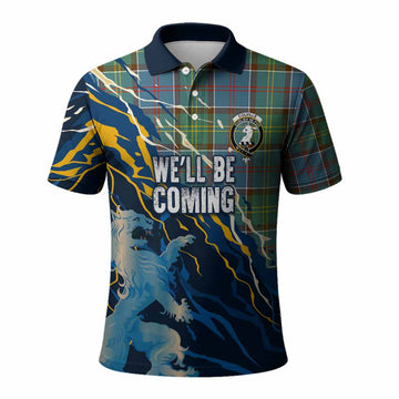 Colville Scotland Tartan Polo Shirt WC2026 Football - We'll Be Coming
