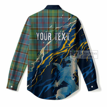 Colville Scotland Tartan Women Casual Shirt WC2026 Football - We'll Be Coming