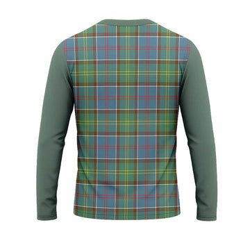Colville Tartan Accent Long Sleeve T-Shirt with Family Crest