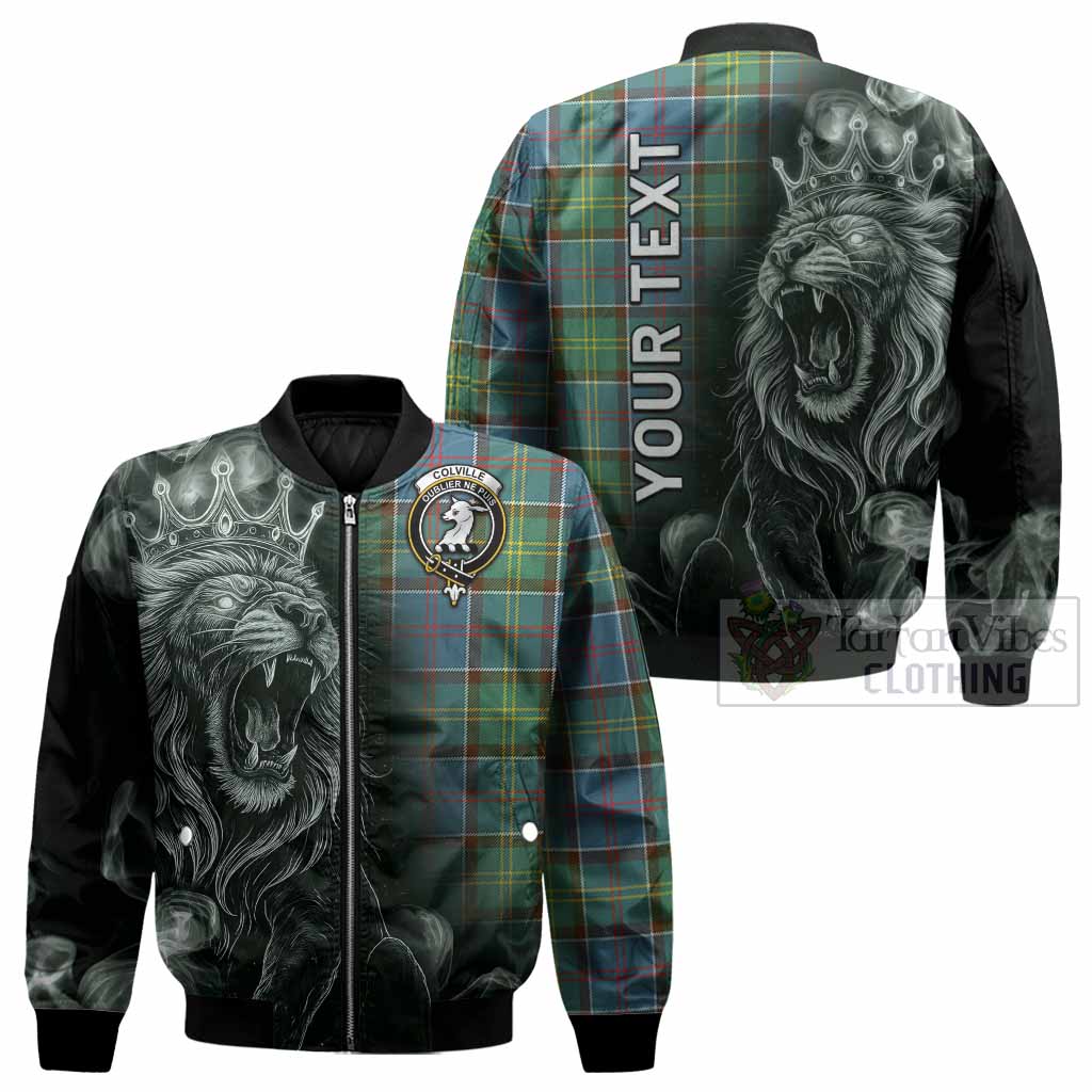 Colville Tartan Bomber Jacket Roaring Lion Heritage