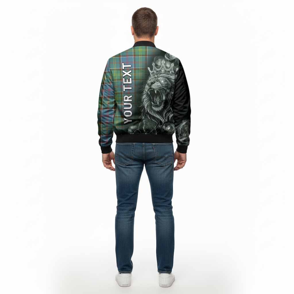 Colville Tartan Bomber Jacket Roaring Lion Heritage