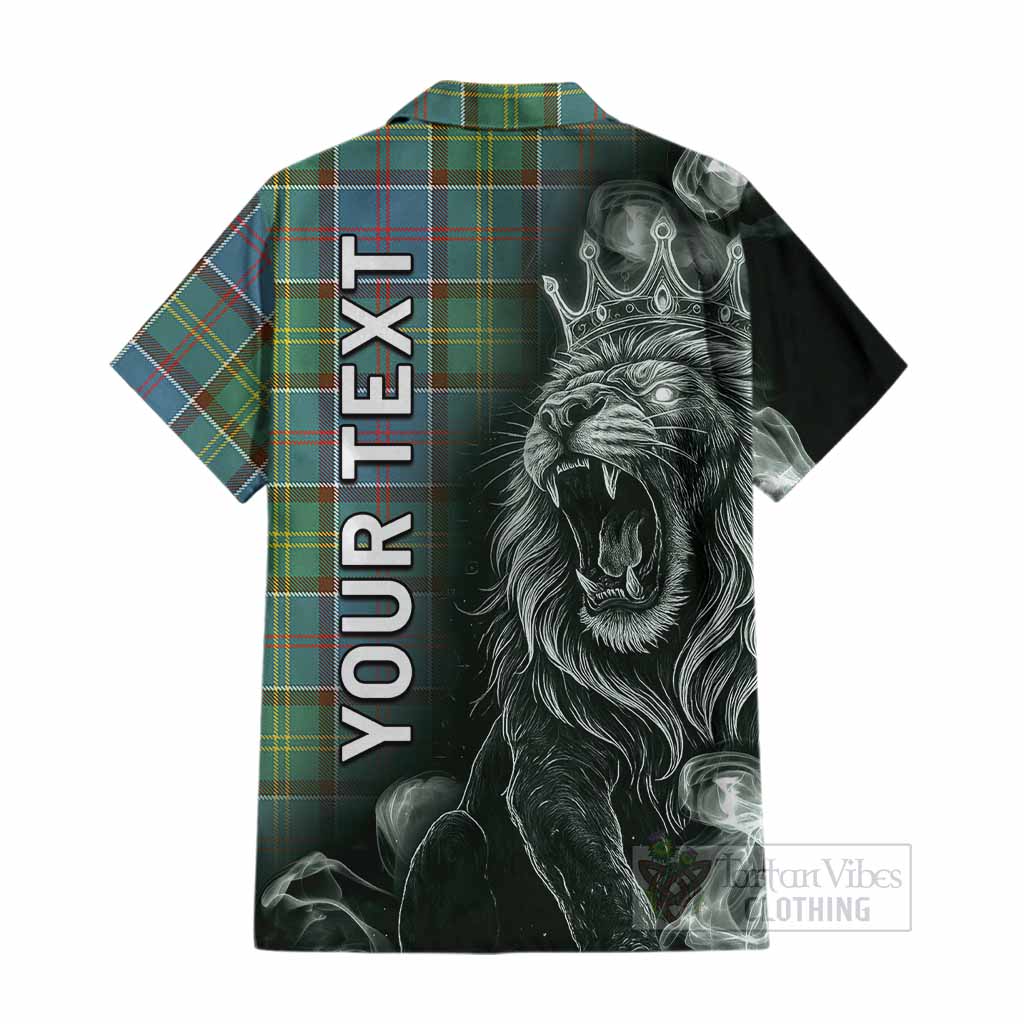 Colville Tartan Cotton Hawaiian Shirt Roaring Lion Heritage