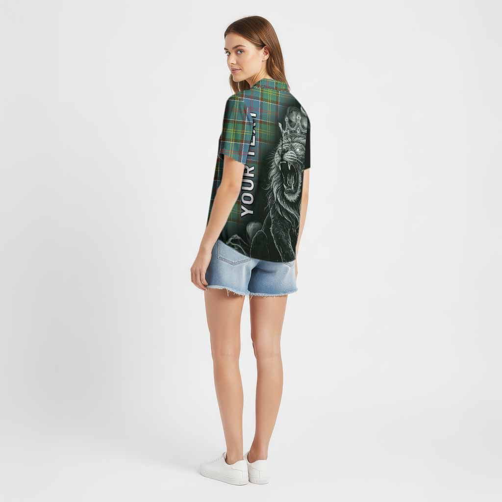 Colville Tartan Cotton Hawaiian Shirt Roaring Lion Heritage