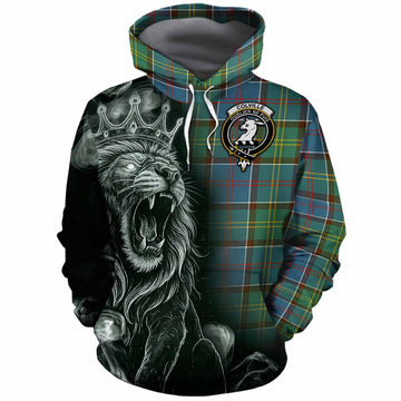 Colville Tartan Cotton Hoodie Roaring Lion Heritage