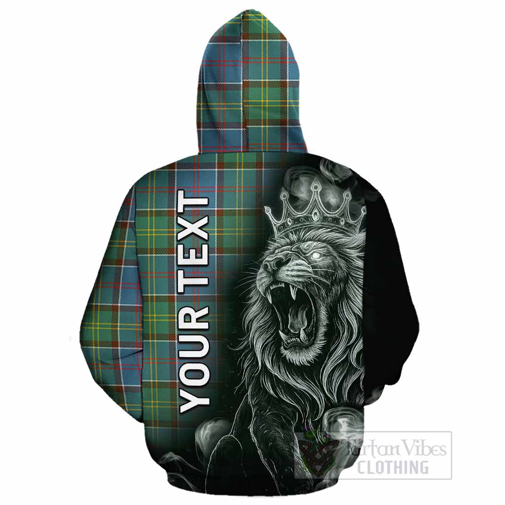 Colville Tartan Cotton Hoodie Roaring Lion Heritage