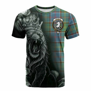 Colville Tartan Cotton T-shirt Roaring Lion Heritage