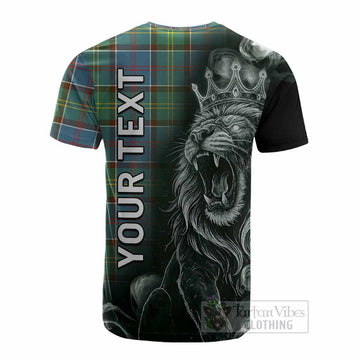 Colville Tartan Cotton T-shirt Roaring Lion Heritage