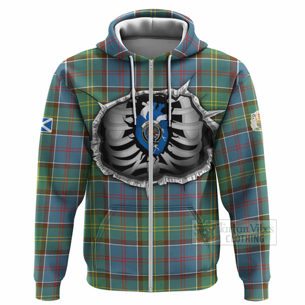 Colville Tartan Crest Hoodie Scotland In My Veins