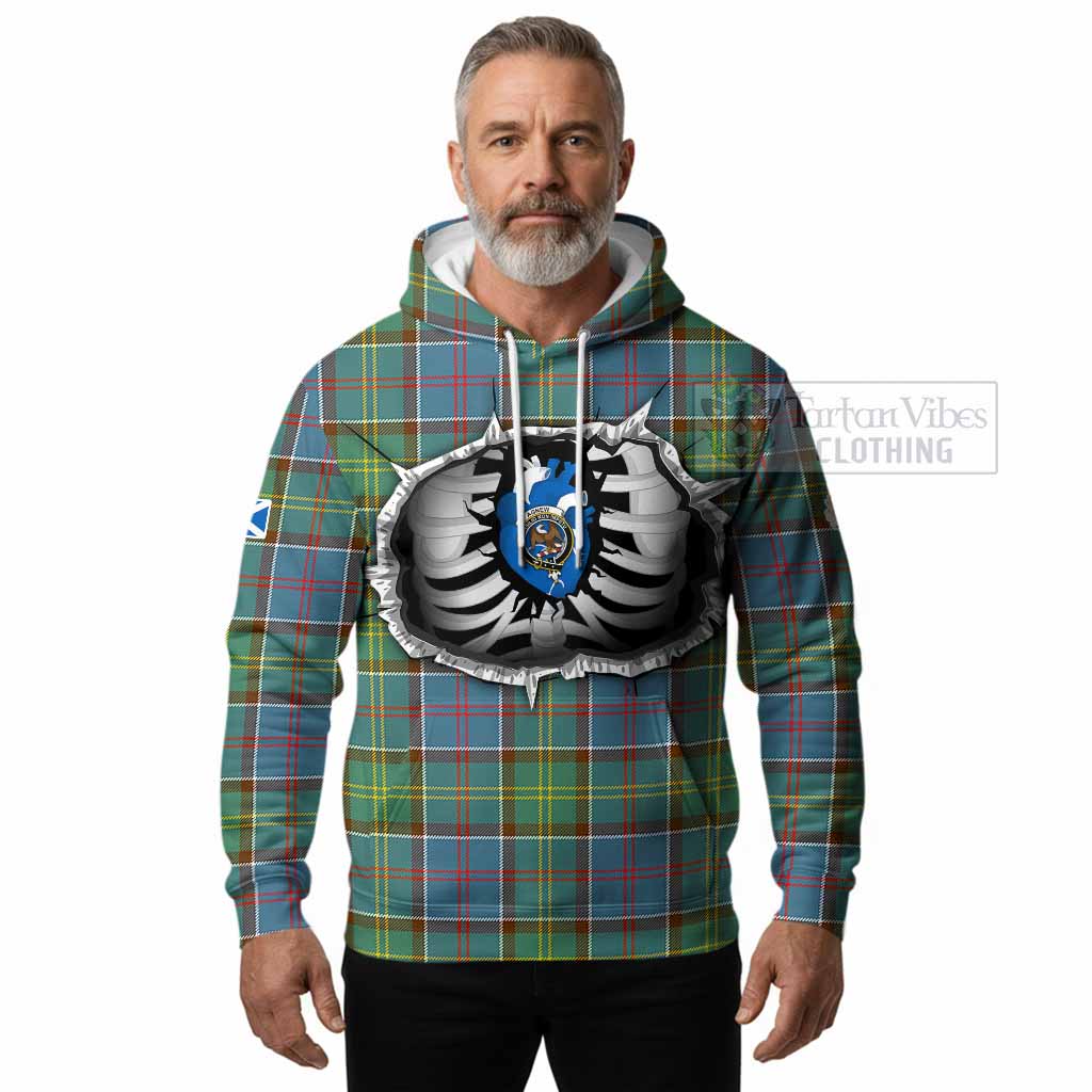 Colville Tartan Crest Hoodie Scotland In My Veins