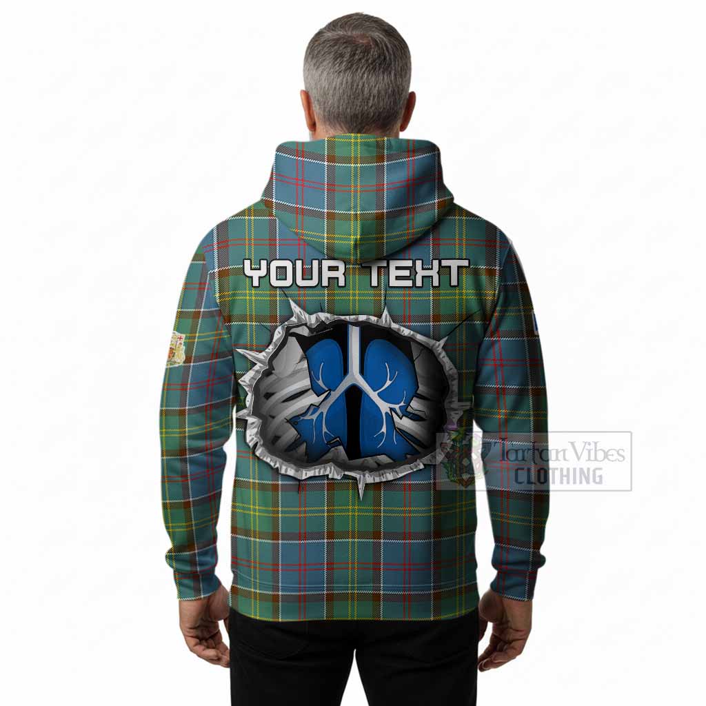 Colville Tartan Crest Hoodie Scotland In My Veins
