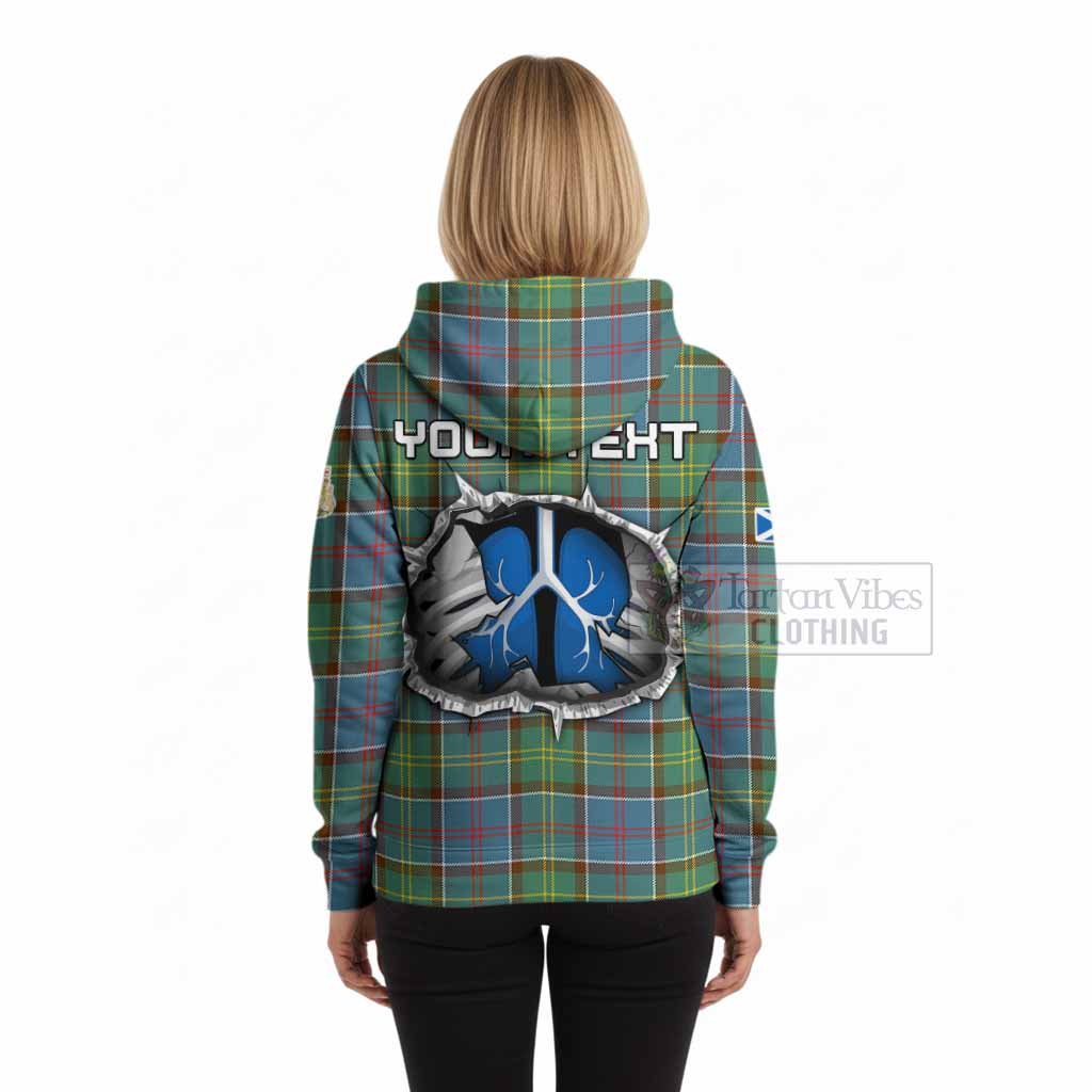 Colville Tartan Crest Hoodie Scotland In My Veins