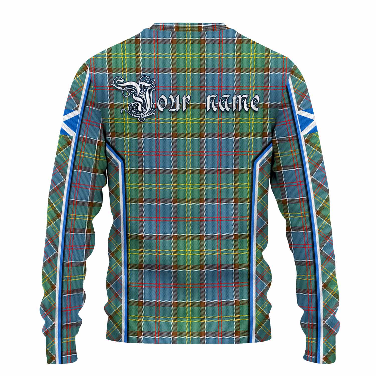Colville Tartan Crest Knitted Sweater Scotland Coat of Arm Flag Style - Tartan Vibes Clothing