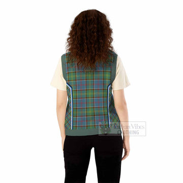 Colville Tartan Crest Knitted V-Neck Vest Scotland Coat of Arm Flag Style - Tartan Vibes Clothing