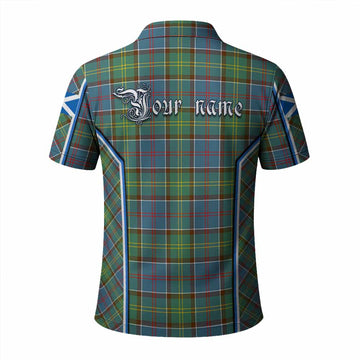 Colville Tartan Crest Polo Shirt Scotland Coat of Arm Flag Style - Tartan Vibes Clothing