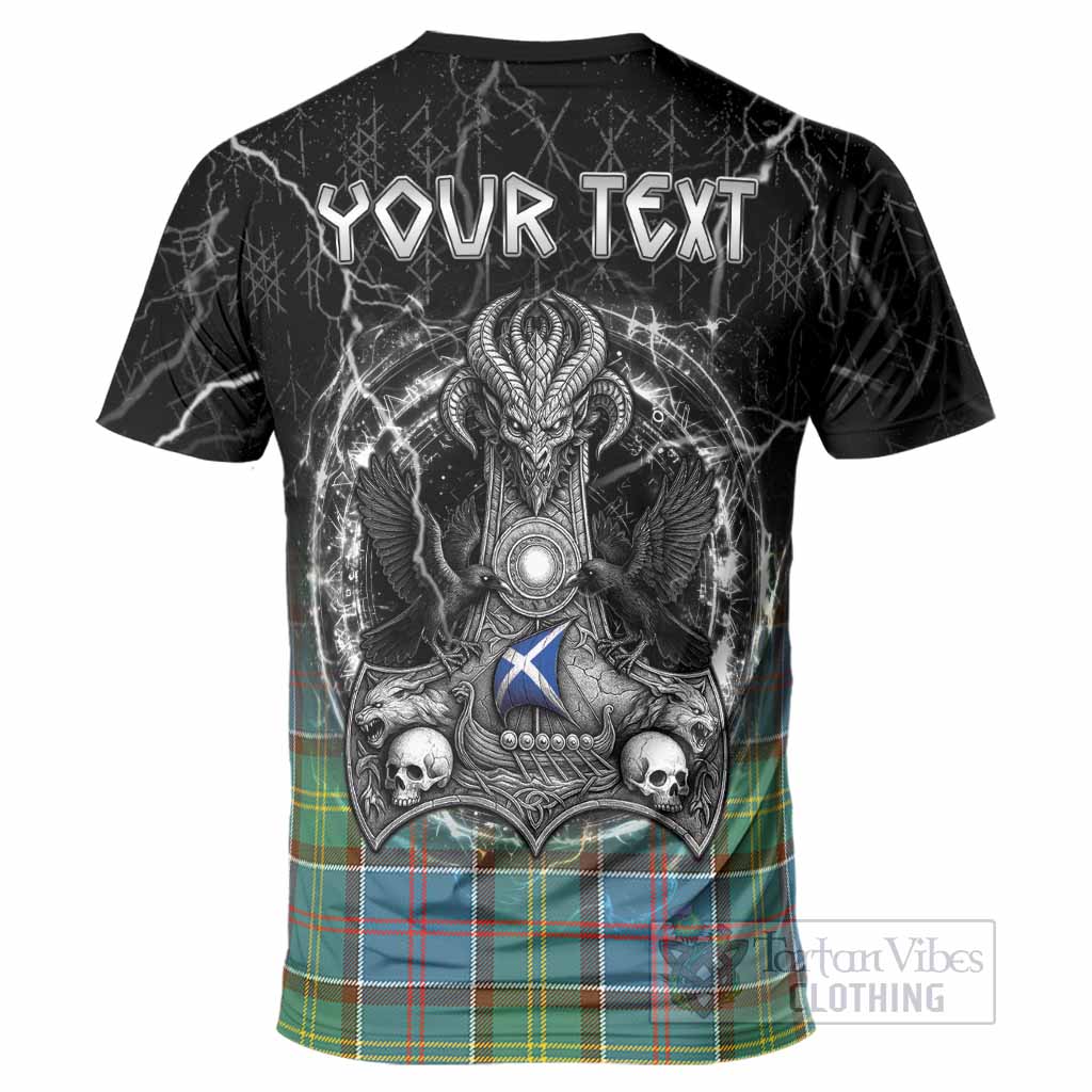 Colville Tartan Crest T-Shirt Celtic Odin's Raven Legacy