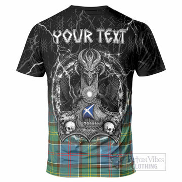 Colville Tartan Crest T-Shirt Celtic Odin's Raven Legacy