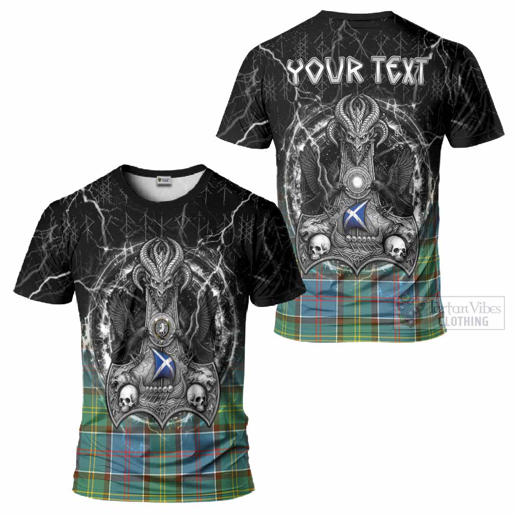 Colville Tartan Crest T-Shirt Celtic Odin's Raven Legacy