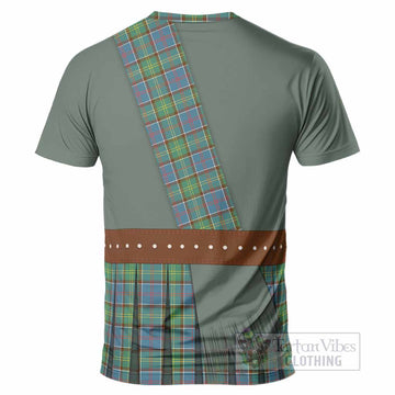 Colville Tartan Crest T-Shirt Kilt Costume Style