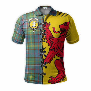Colville Tartan Family Crest Polo Shirt Lion Rampant Honor