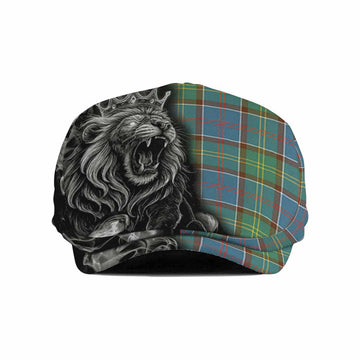 Colville Tartan Flat Cap, Jeff Cap Roaring Lion Heritage