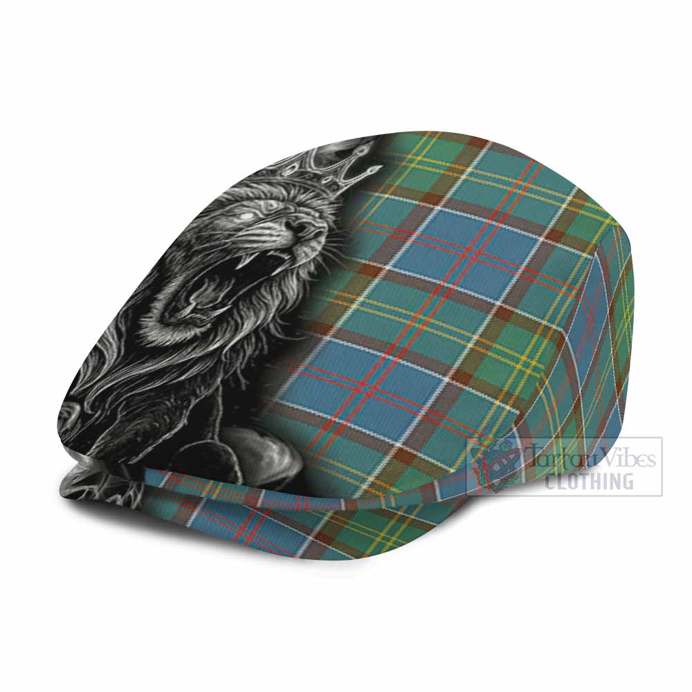 Colville Tartan Flat Cap, Jeff Cap Roaring Lion Heritage